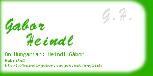 gabor heindl business card